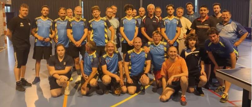 Les joueurs du Haut-Tillois Tennis de Table