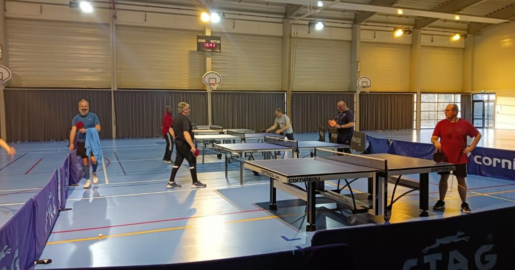 Entrainement tennis de table haut-tillois (Beauvais-Tillé)