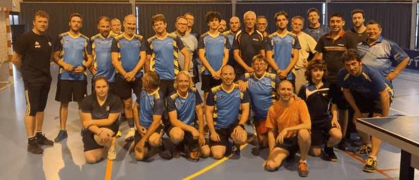 Les joueurs du haut-tillois tennis de table